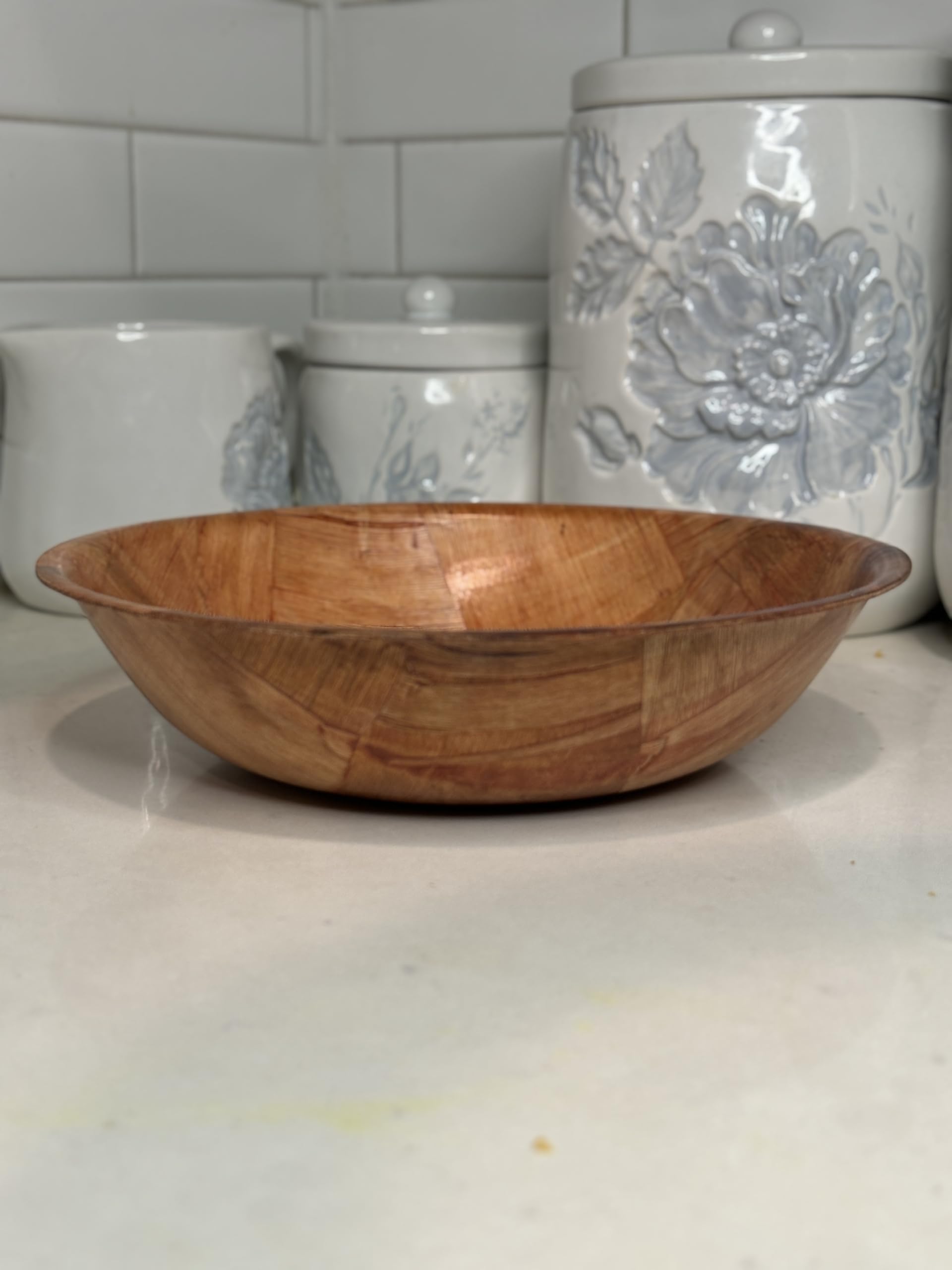 Bowl Ensalada Tazu00f3n De Madera Grande Cuencos De Masa De Madera