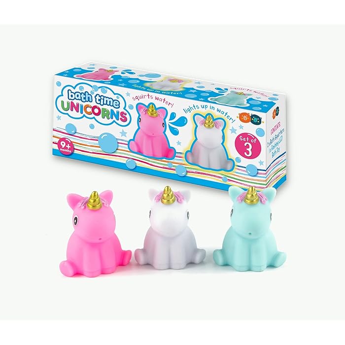 Buy Buddy & Barney Bath Time Toy Water Squirters SET OF 3 Unicorns. 2
