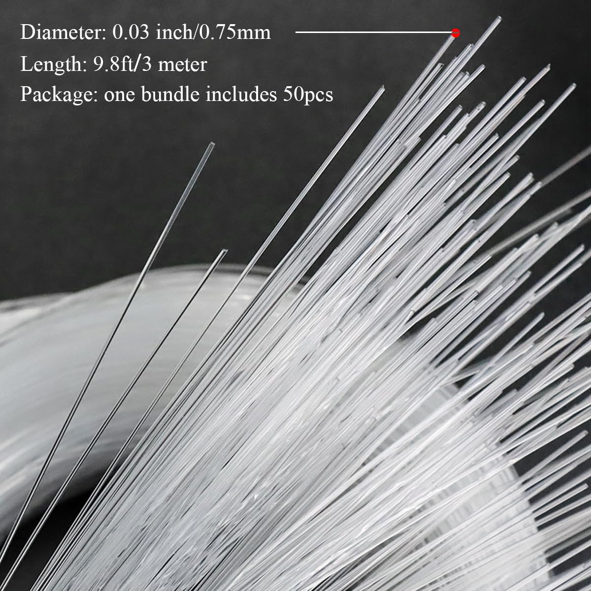 Fiber Optic Cable - 50pcs for Star Ceiling Lights -4