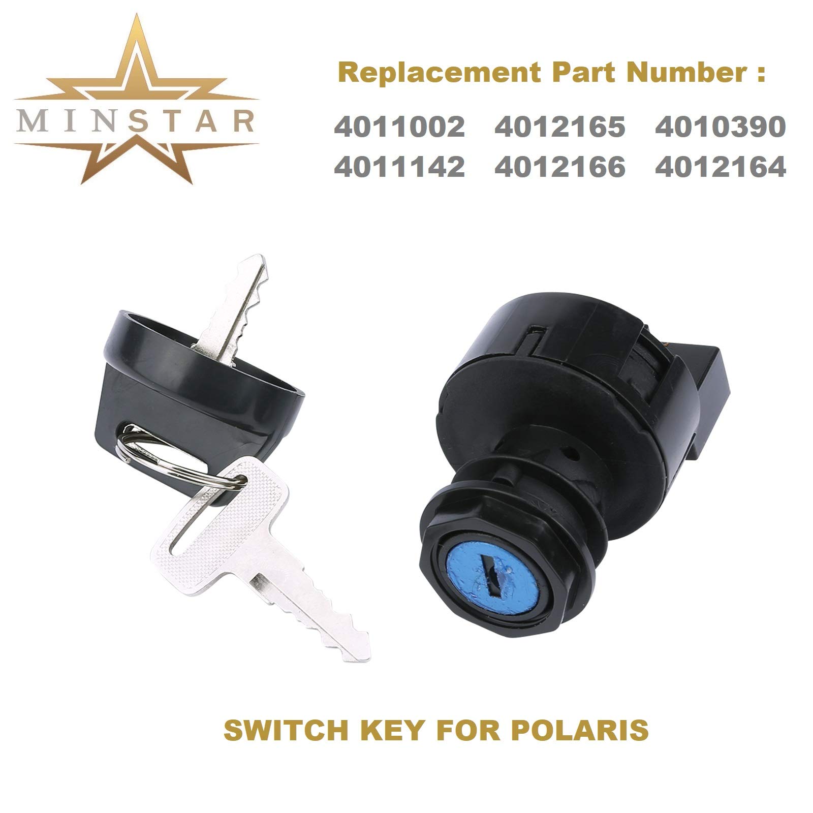 Interrupteur Allumage à Clé Pour Polaris - RZR, Sportsman, Trail Boss - 6 Broches
