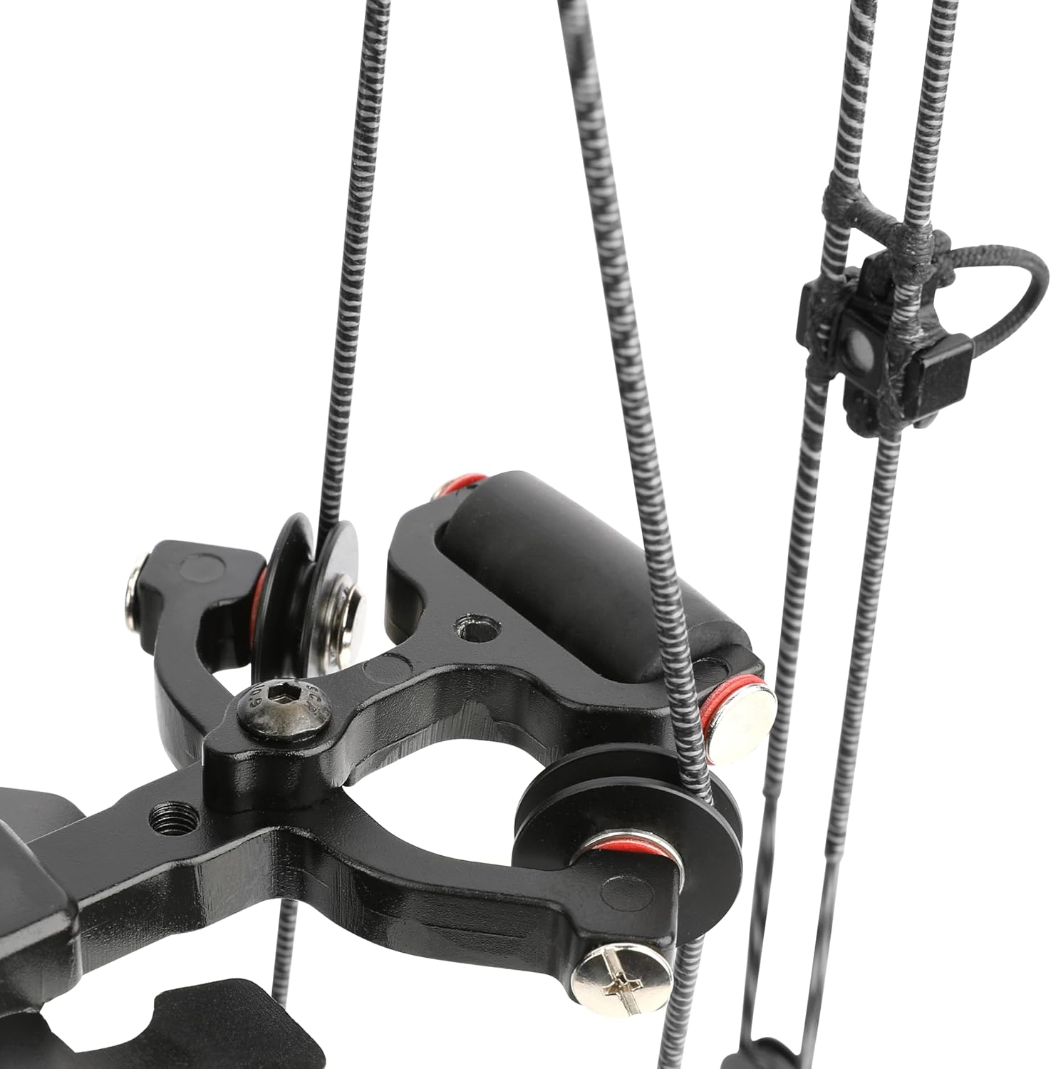 Steel Ball Compound Bow Kit, Dual Purpose, Draw Weight 40-65Lbs, IBO 320Fps Short-Axis Archery for Hunting and Target Practice - Adults Youth Left/Right Handed Archer (Bare Bow)