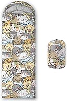 Vista 24 de QOOMO - Saco de Dormir para Acampar, para 3 Estaciones, Clima Cálido y Fresco, Ligero, Resistente al Agua, para Adultos y Niños, Equipo de Camping