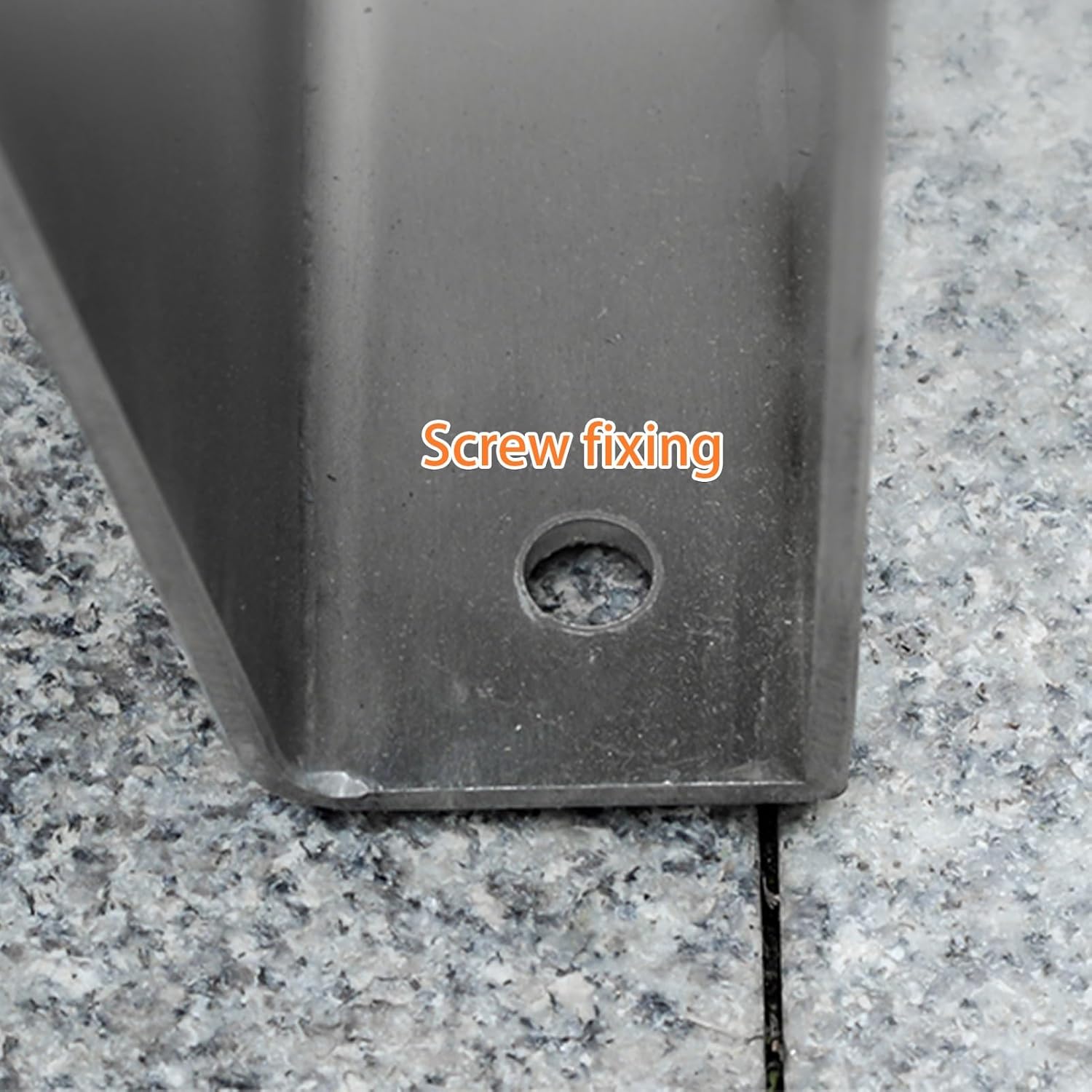 Solid Wood Outdoor Garden Bench, Metal Bench, Patio Backless Bench, Stainless Steel Frame Park Bench, for Outdoors Park, Lawn