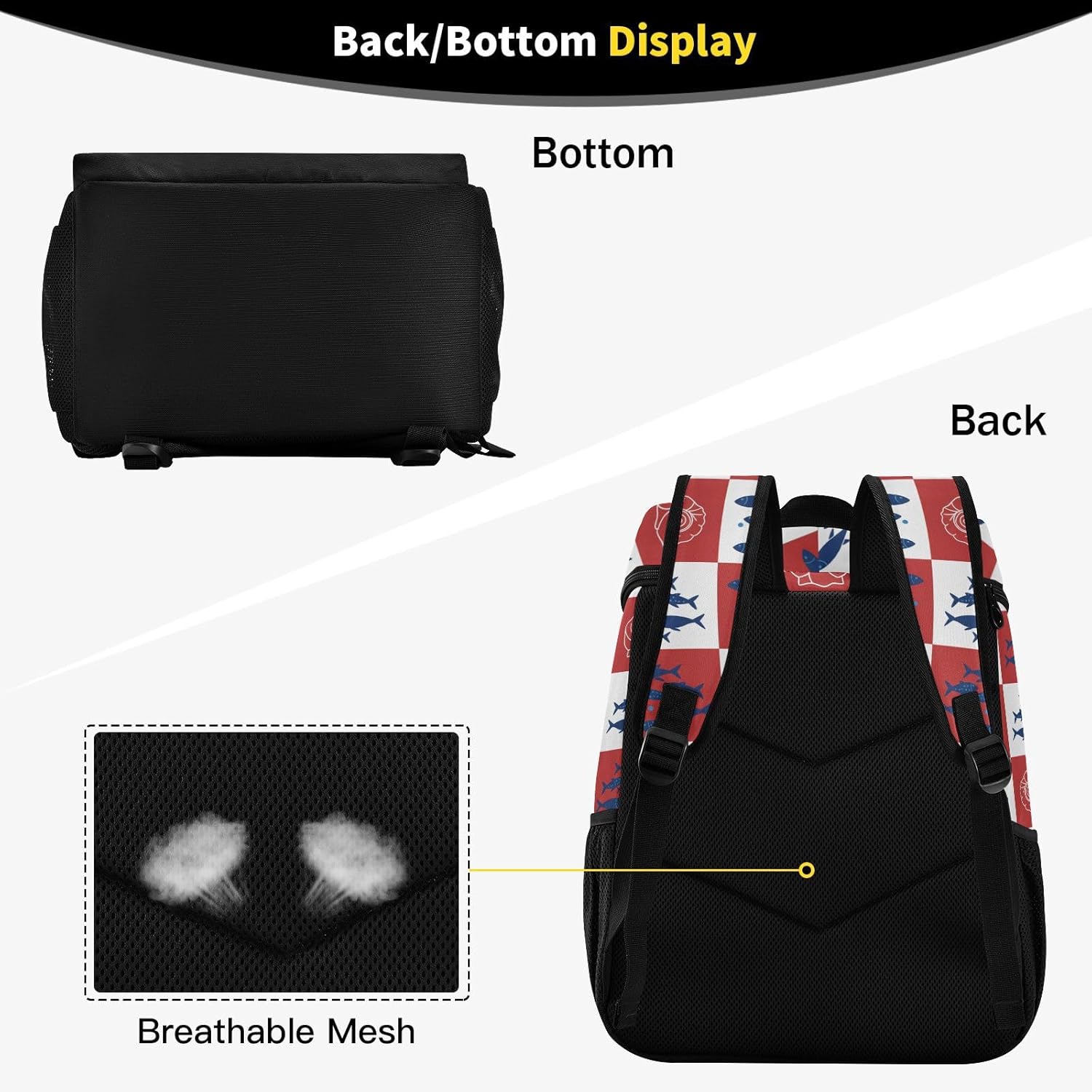 Colorful Daisies Cooler Backpack 36 Cans Leakproof Waterproof Backpack Cooler Bag Beach Accessories Travel Camping Fishing Backpack for Women Men