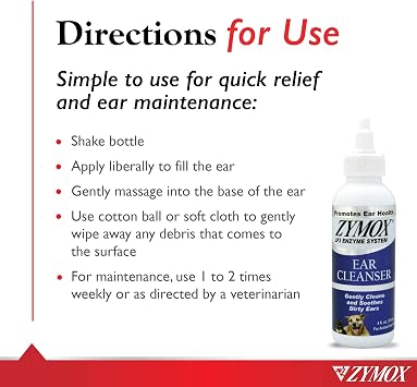 Zymox Ear Cleanser With Bio-Active Enzymes, 4 oz.