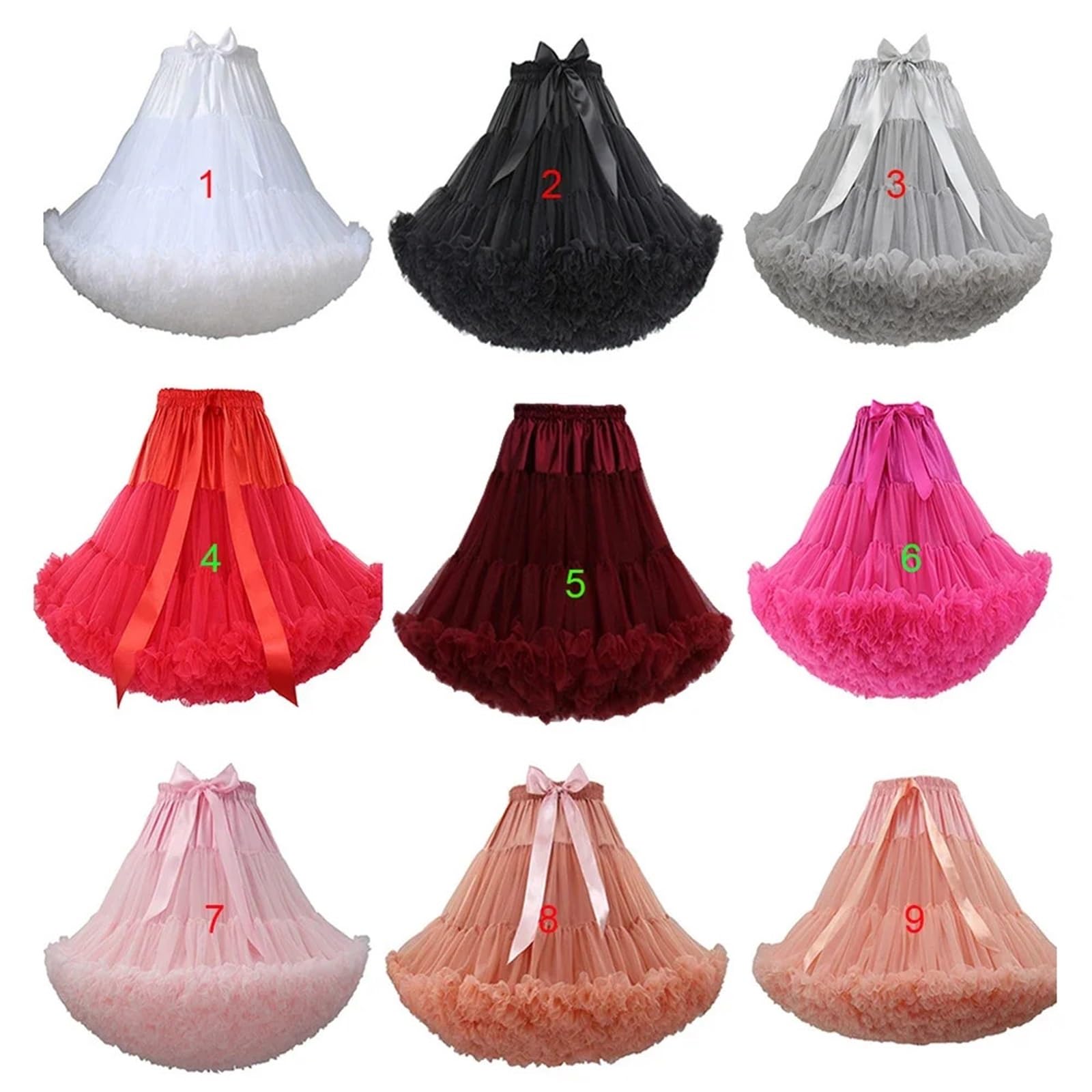 Jupon de dessous Jupe tutu bouffante for femme, jupon de robe bal, jupe danse ballet princesse moelleuse