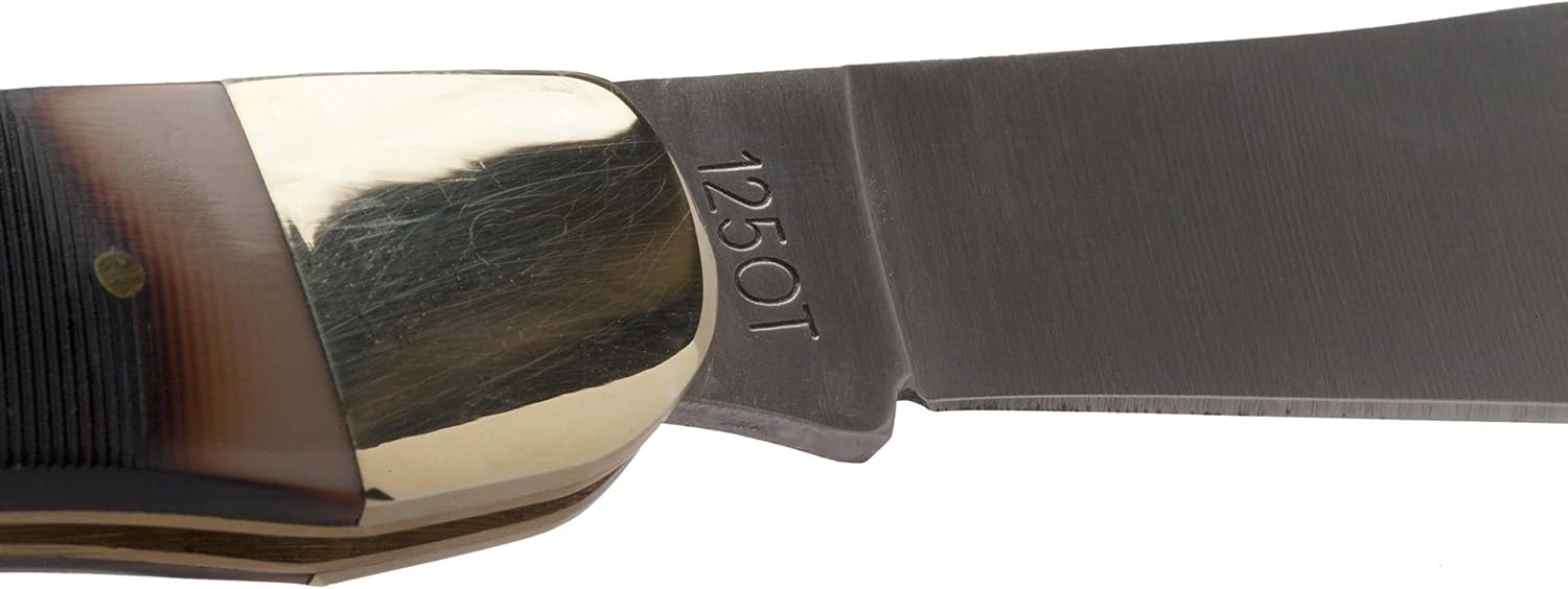 Old Timer 125OT Mustang Folding Pocket Knife with Leather Sheath