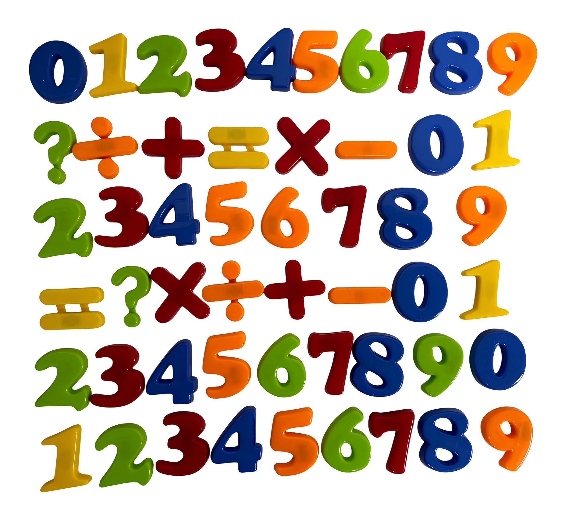 Lettere e Numeri Magnetici Misura Grande 5 cm Giocattoli Educativi Numeri Magnetici Lettere Magnetiche per Bambini 52 Pezzi Ragazzi Adulti Alfabeto Numeri Lettere Simboli Matematici (NUMERI 52PZ)