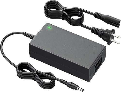 Cable de alimentación de 12V 5A compatible con Sceptre EC Series 35" 32" 30" 27" 24" 22" 20" 19" 15" E248W E225W E205W E275W C325W Pantalla LED