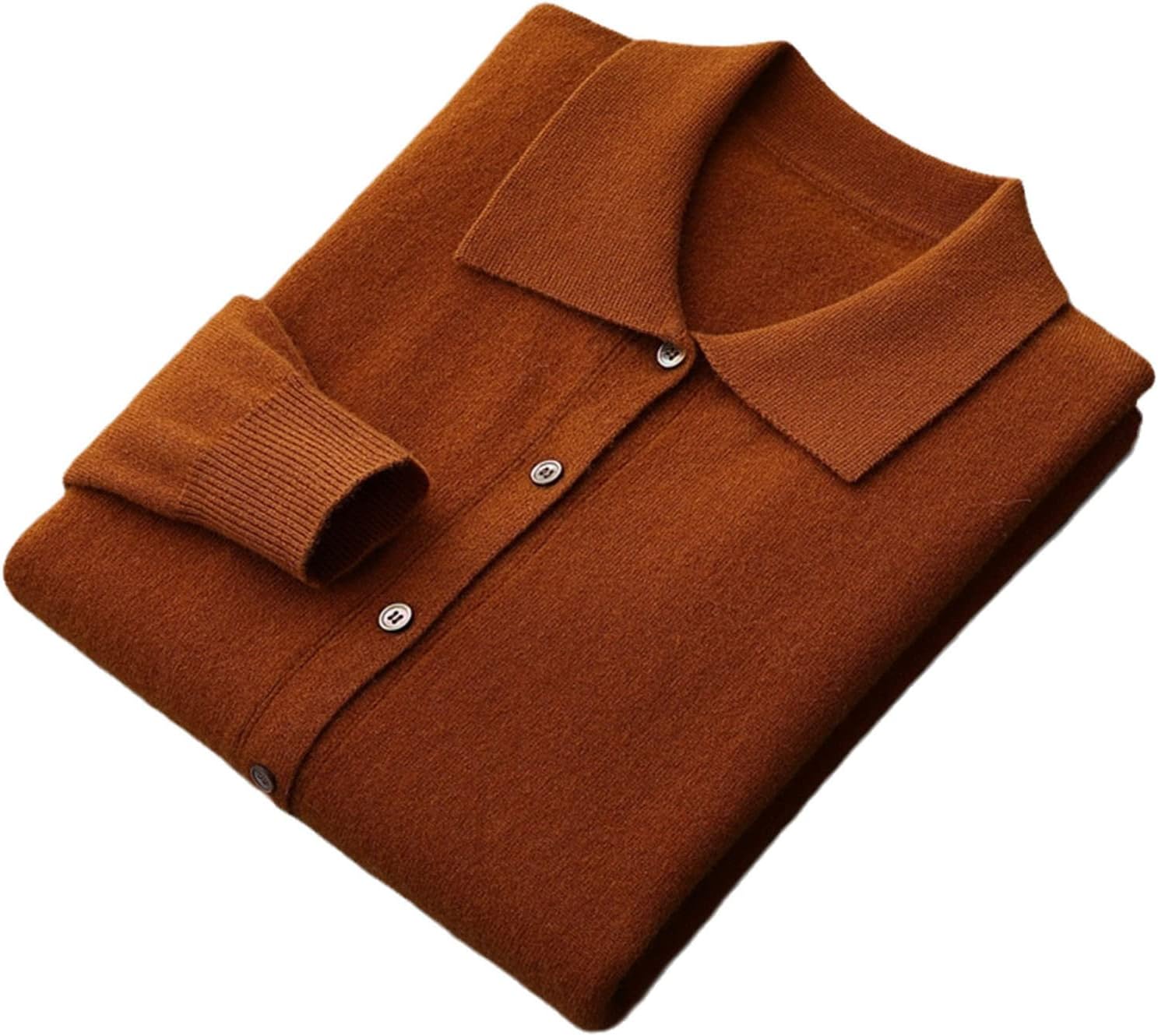 100% Merino Wool Cashmere Sweater Men's Sweater Casual Knit Cardigan Fashion Warm Tops