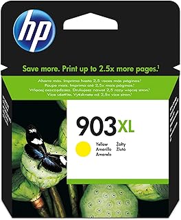 Hp 903XL High Yield Yellow Original Ink Cartridge [T6M11Ae] | Works With Hp Officejet Pro 6960, 6970, 6950 Printers