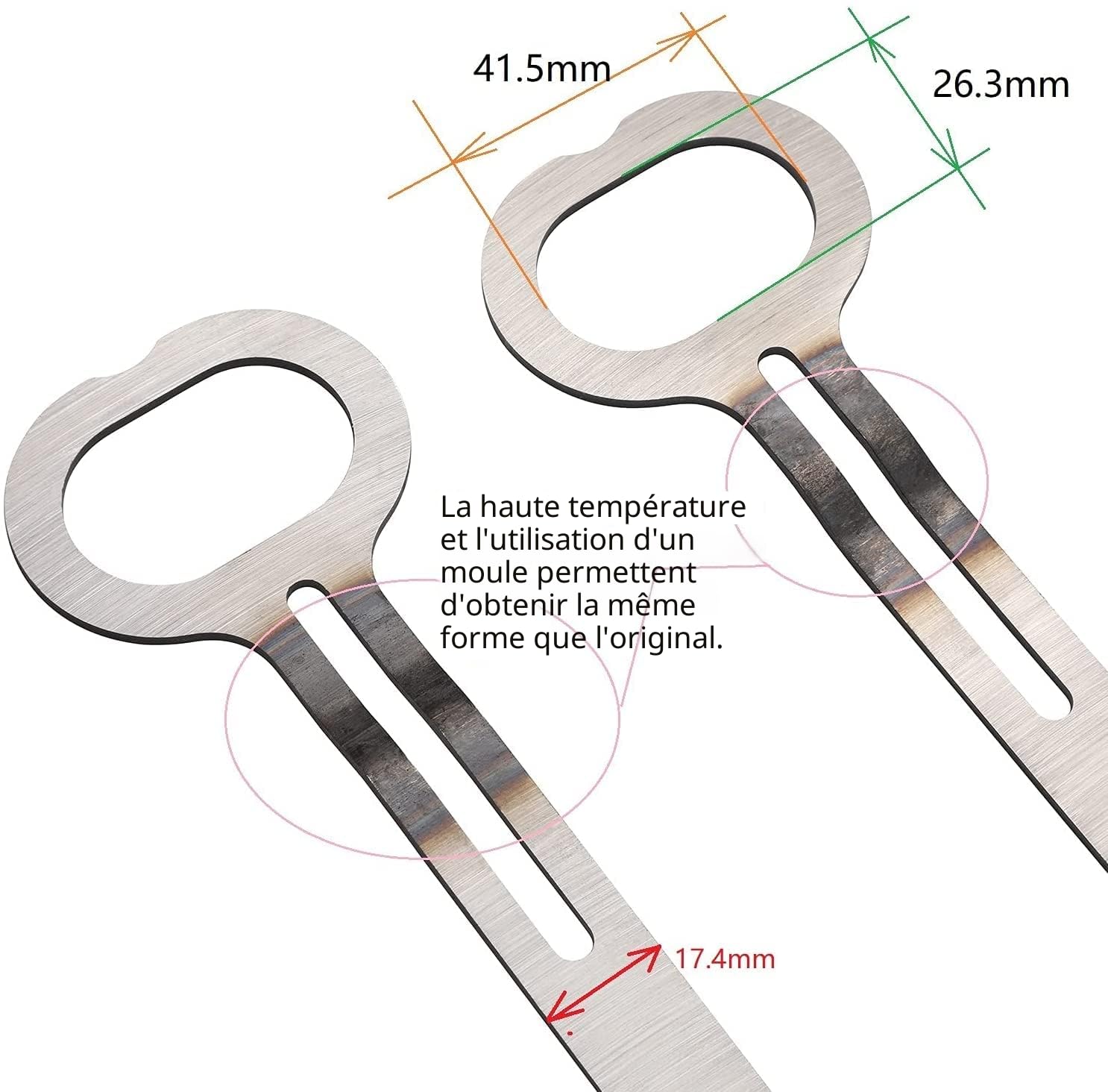 Sthil lame de rechange taille-haie HS45 HS 45 2 pièces