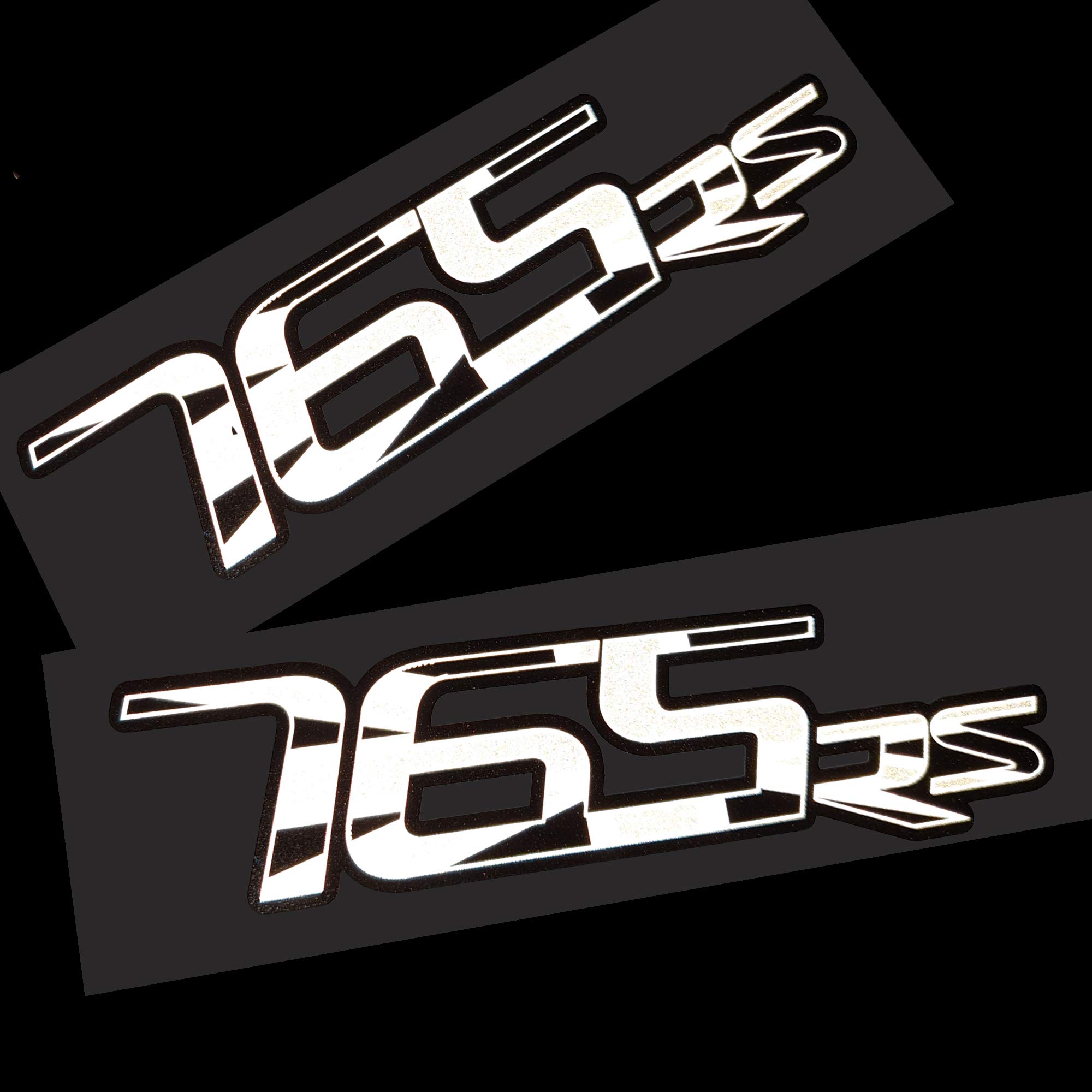 2 Stück Triumph Street Triple 765 RS Aufkleber – Union Flag Design, 148x39 Mm, Hochwertig Bedruckt