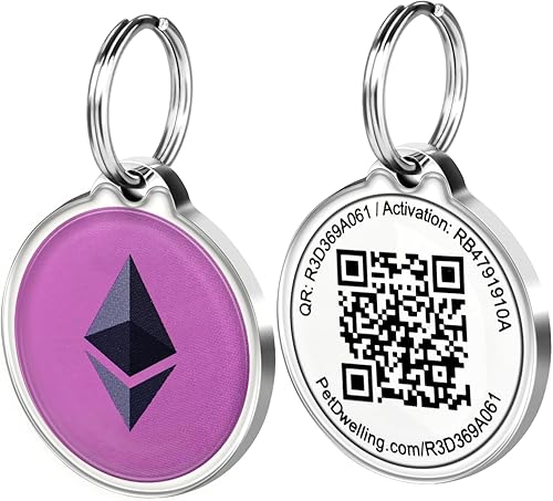 Miniatura 20 de Pet Dwelling Symbols NFC y QR Code - Etiqueta de identificación inteligente para perros, escaneo fácil, acceso instantáneo al perfil en línea