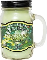 Vista 29 de Nuestra propia empresa de velas Candela aromática de calabaza y especias en tarro Mason de 13 onzas