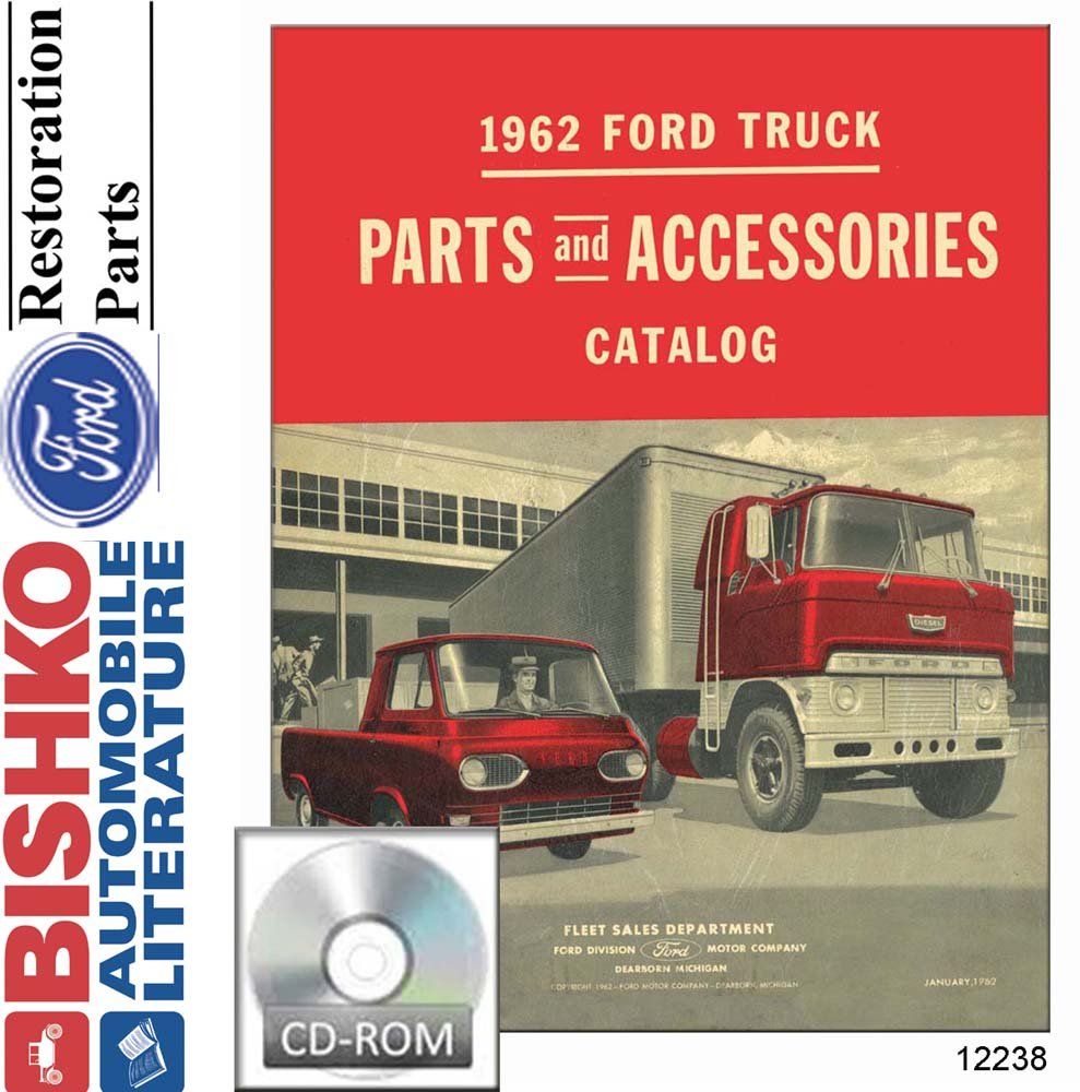 Amazon.com: bishko automotive literature 1962 Ford Truck Parts Numbers Book  List CD Interchange Images : Automotive