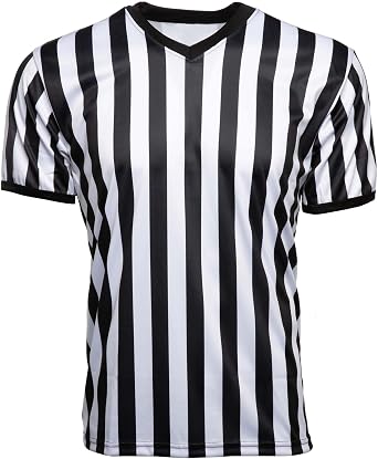 Murray Sporting Goods Mens V-Neck Referee Shirt | Mens Official Short Sleeve Pro-Style V-Neck Officiating Apparel