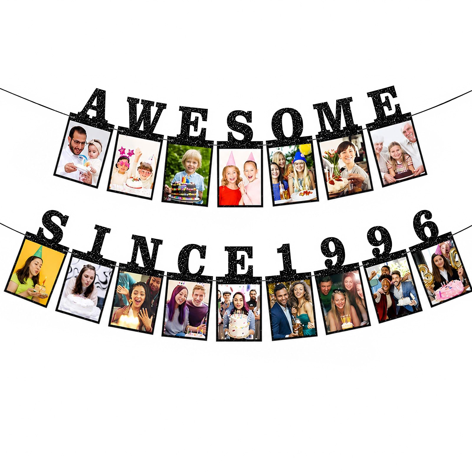 30th Birthday Decorations Banner, “Awesome Since 1996” 30 Year Banner