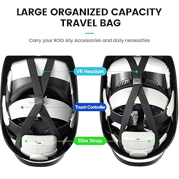 一点のみ✨Zaracle ハード VRケース Quest2 ブルー Amazon.com: RGB Head Strap with Battery for Oculus Quest 2