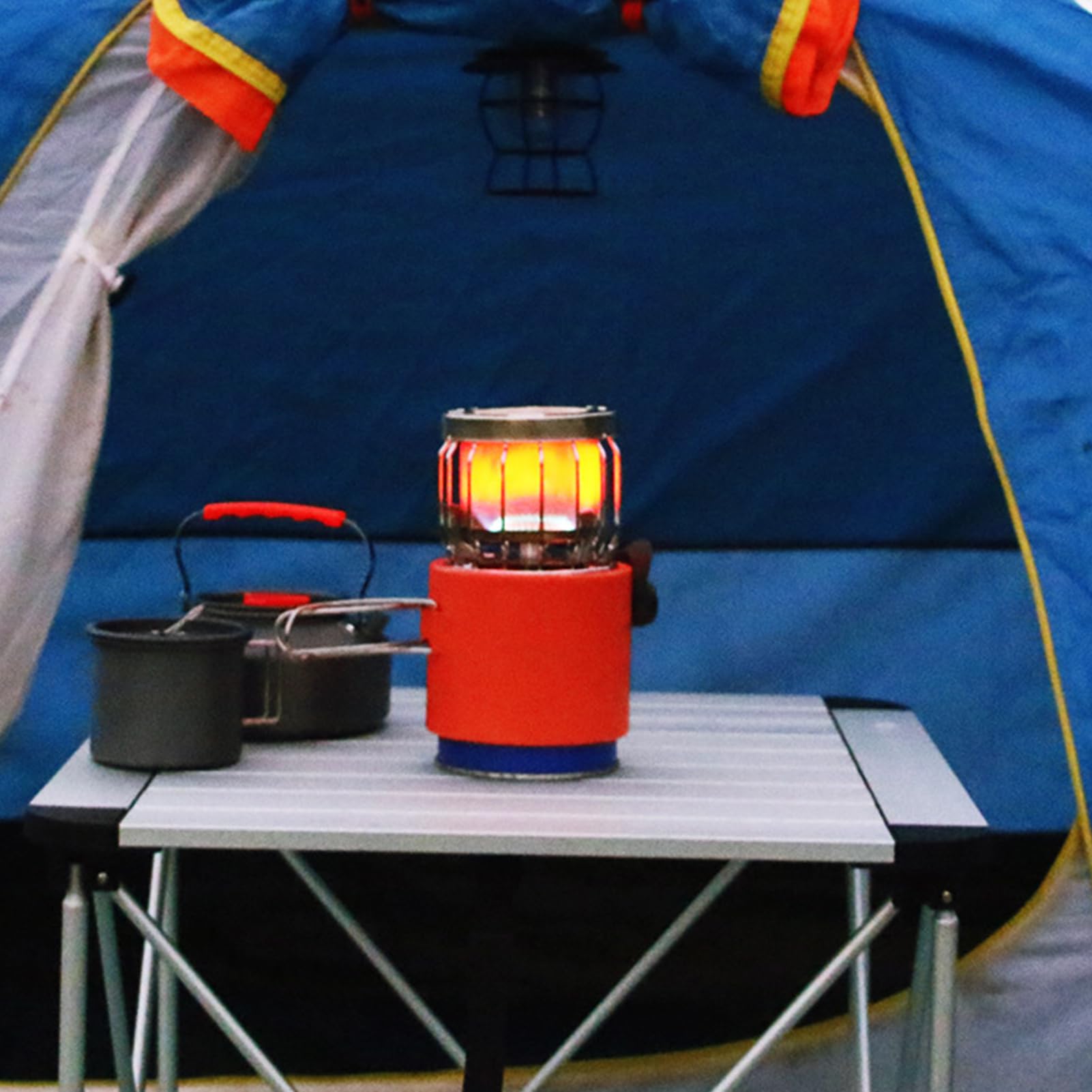 Chauffage de poêle d'extérieur multifonction pour camping, cuisine