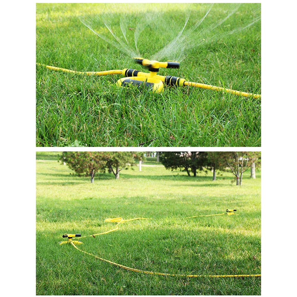 Automatyczny zraszacz ogrodowy obracany o 360°, 1,27 cm, żółty (40 m)