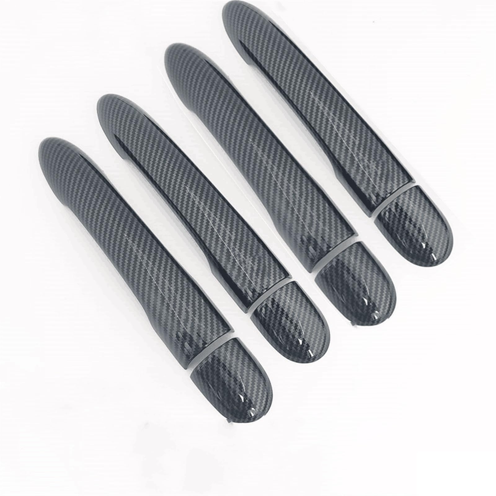 Csspdm Style1 Carbon Fiber Chrome Car Door Handle Cover For Nissan For Primera P12 2002 2003 2004 2005 2006 2007(Style1)