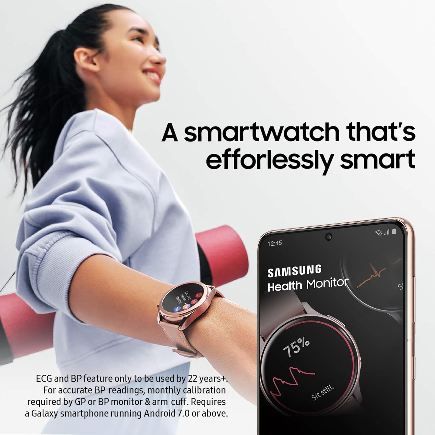 Samsung Galaxy Watch Active2 4G LTE Stainless Steel 44 mm - Gold (UK Version) - Image 3