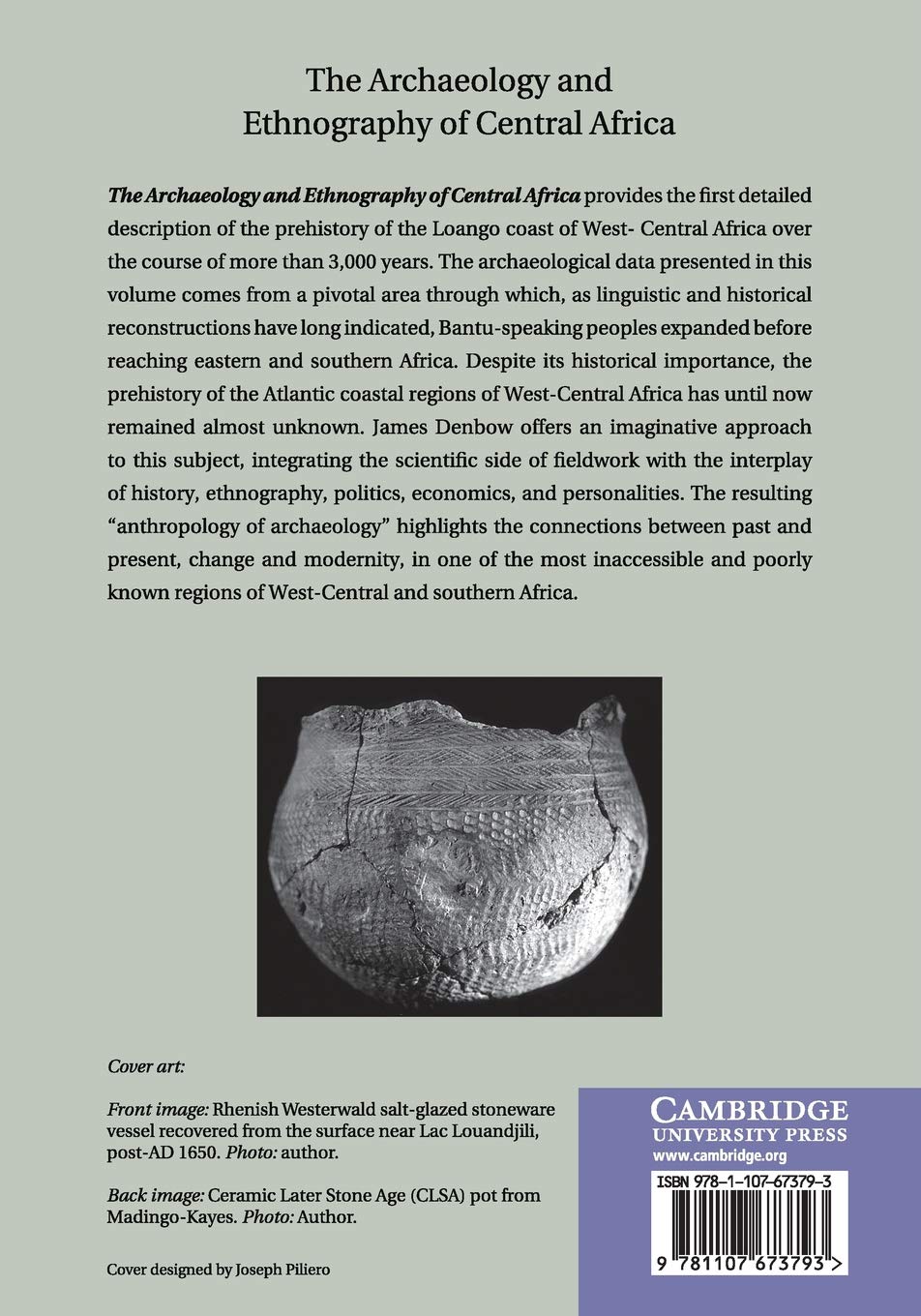 The Archaeology and Ethnography of Central Africa