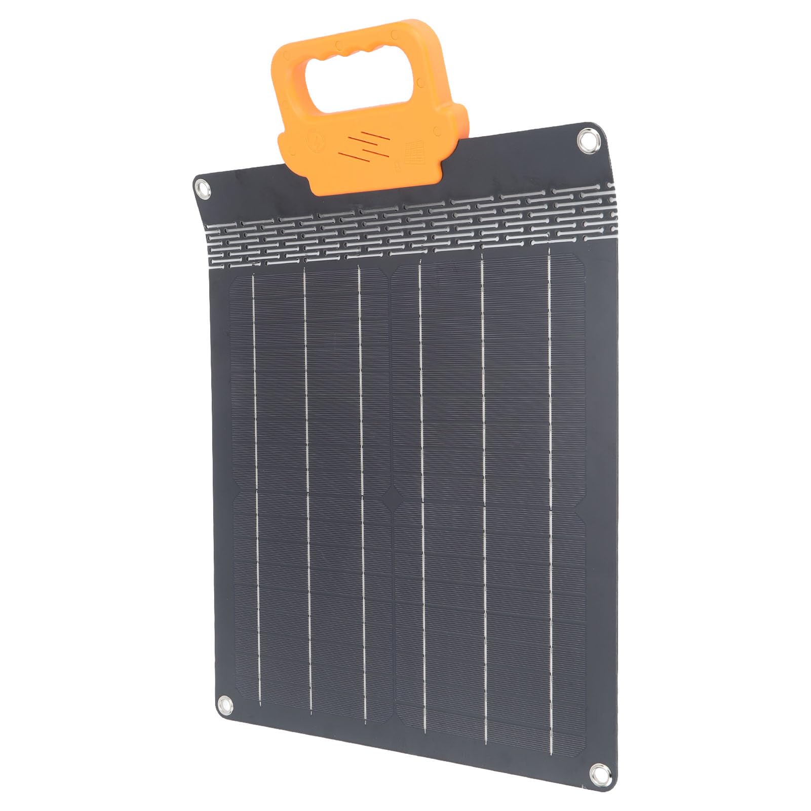Jeffergarden 20W Pannello Solare Flessibile, 18V Monocristallino, (BLACK)