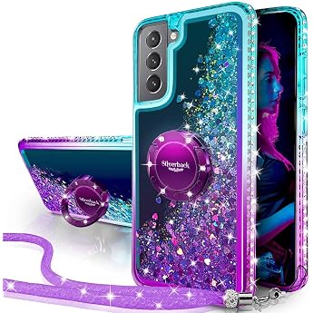 Miss Arts Case for Samsung Galaxy S21 FE 5G Glitter Mobile Phone Case with