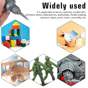 Giantree 300 Pcs Plastic Glue Tips, Micro Glue Tip Applicators, 2.95 Inch