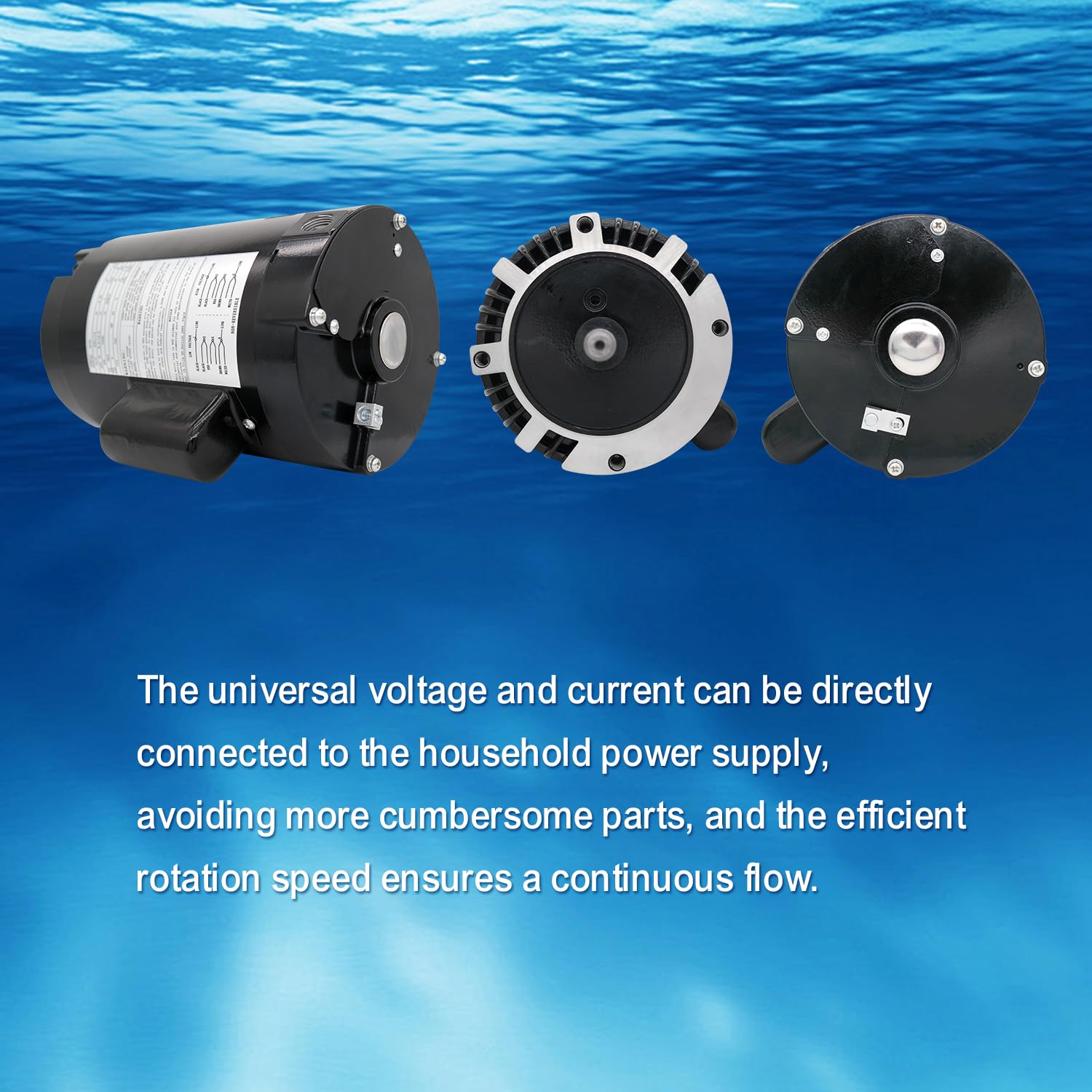 Amazon.com: Autopartsfreer 0.75 HP Pool Pump Motor