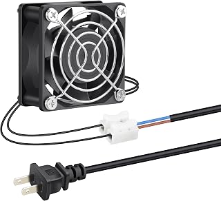GDSTIME EC Brushless Small Mini Electric Cooling Fan 6025S 60mm x 25mm 6cm AC 110V 115V 120V 220V 240V Axial Fan Sleeve Bearing DIY