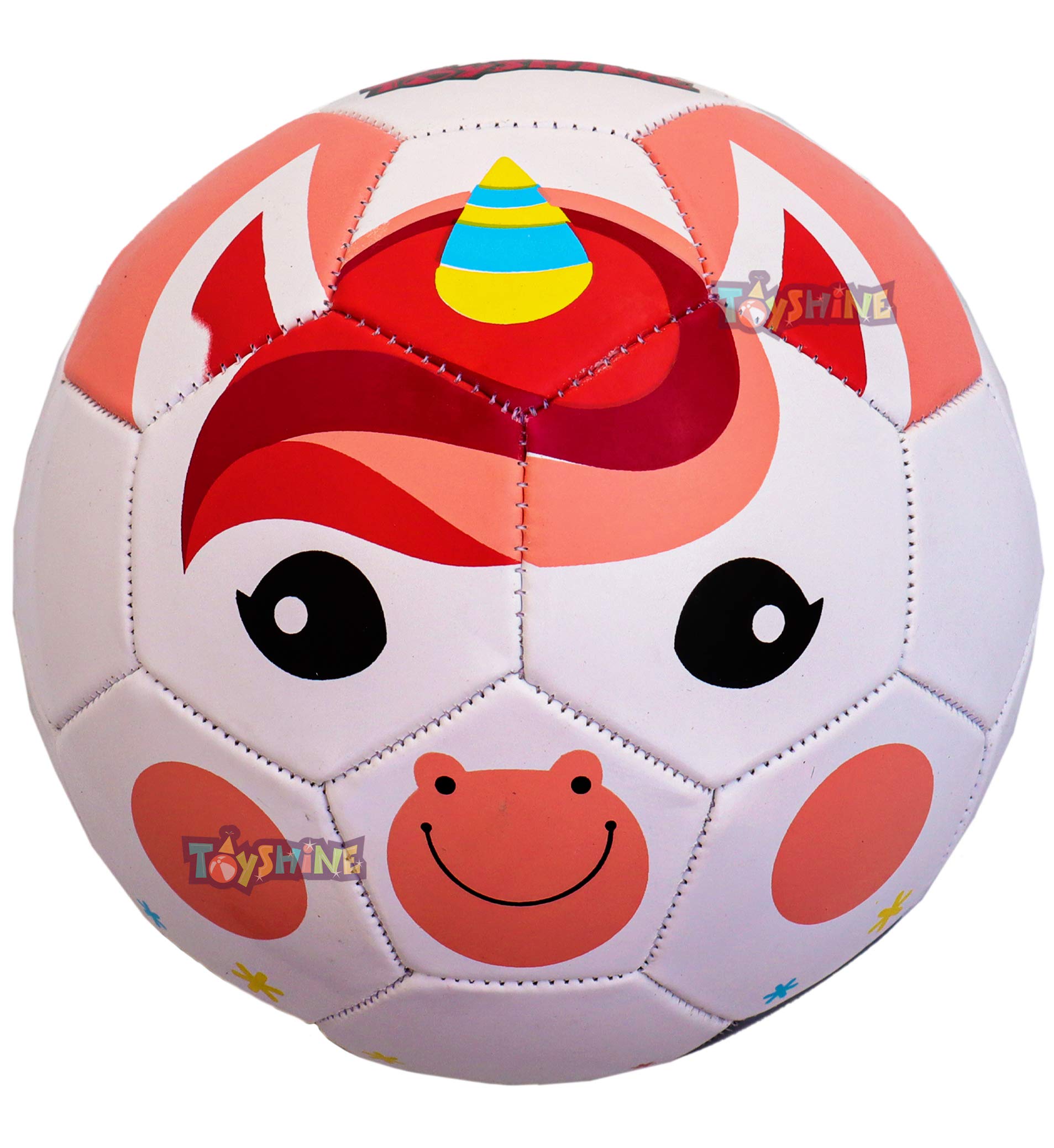 Toyshine Edu-Sports Kids Football Soccer Educational Toy Ball, Size 3, 4-8 Years Kids Toy Gift Sports - Unicorn, White - Faux Leather (B08R1X48W7) Amazon Price History, Amazon Price Tracker