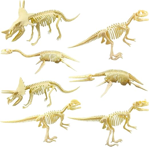 Meadawgs® 7Pcs Dinosaur Skeleton Educational Gift for Science Play for Boys Girls|Toys &amp; Hobbies | Preschool Toys &amp; Preten