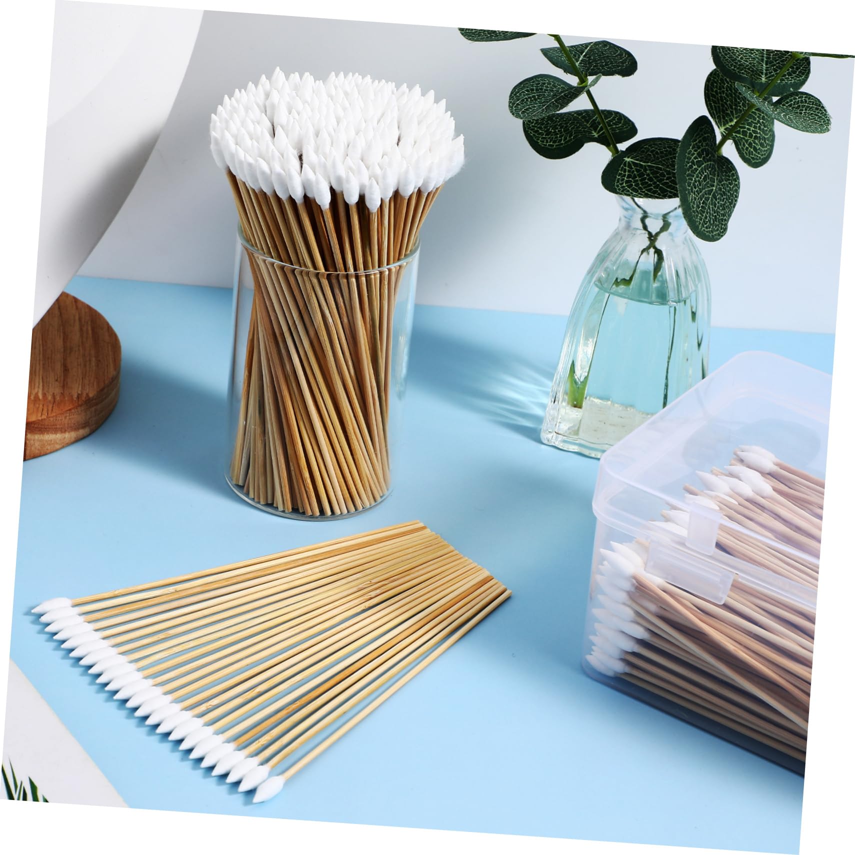 Healeved 1000piezas Bastoncillos De Algodón De Precisa Para Maquillaje y Limpieza De Para Electrónica y Cuidado Personal