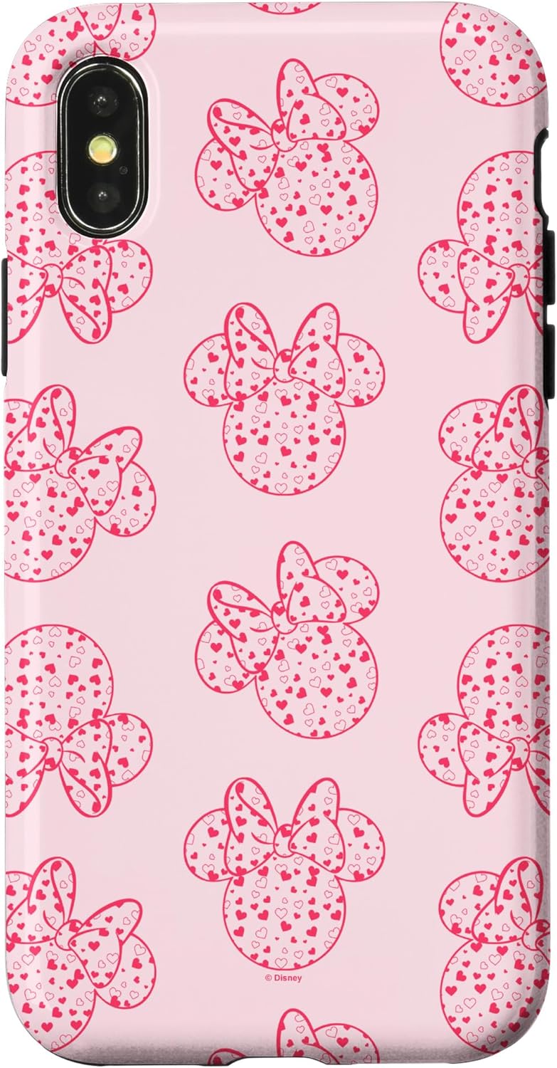 Disney Mickey And Friends Minnie Valentine's Day Heart Fill Case for iPhone 16 Pro