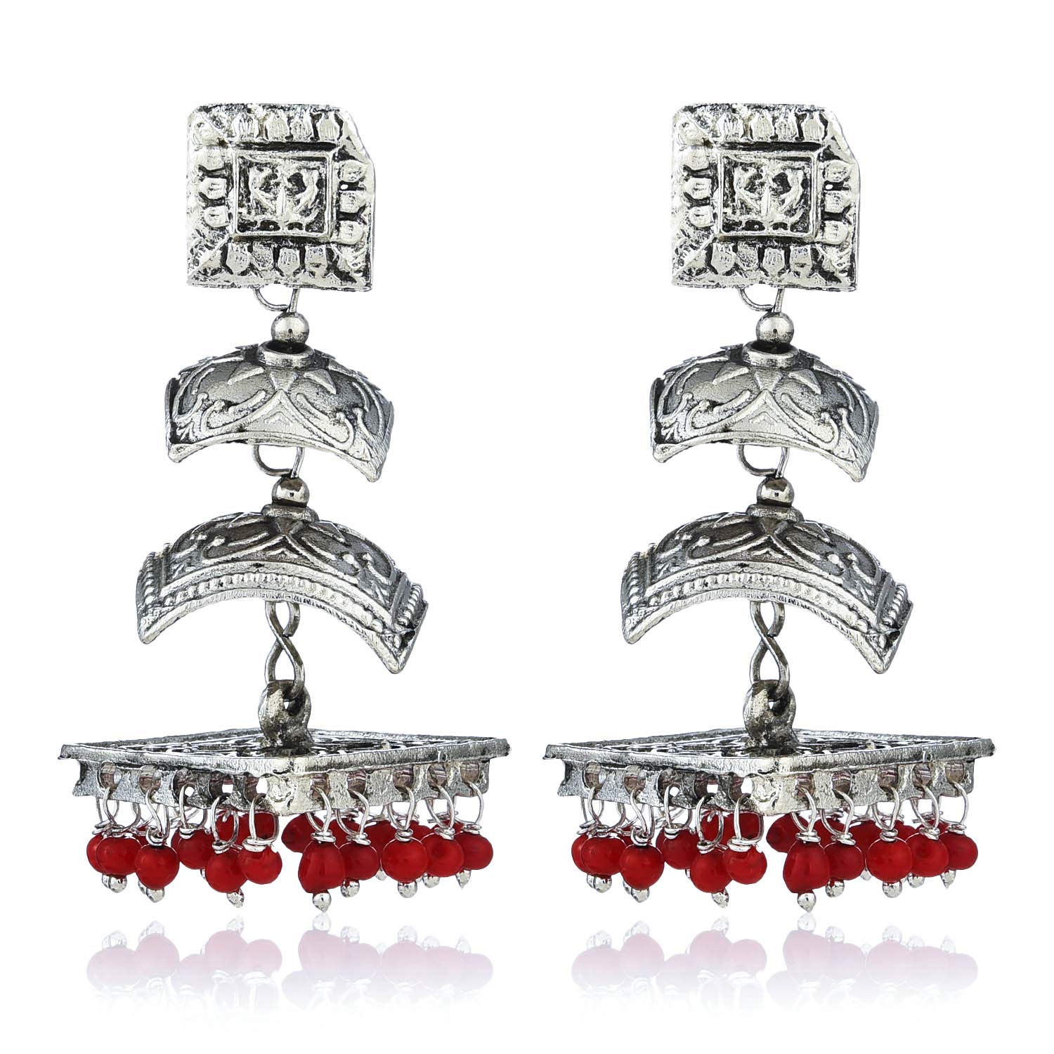 See full amazon price history chart for Yellow Chimes Oxidized Silver Traditional Danglers Earrings For Women & Girls Yellow Chimes Oxidized Silver Traditional Danglers Earrings For Women & Girls (B07L6HZ4FG) Amazon Price History, Amazon Price Tracker