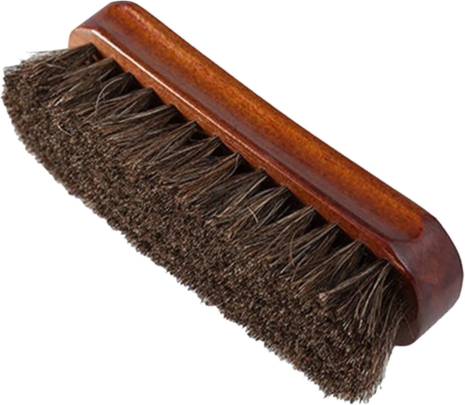 Horse Hair Shoe Brushes 2pcs Horse Hair Brush Shoe Cleaner Laundry Horsehair Hats Cleaning Small Wood Kit for