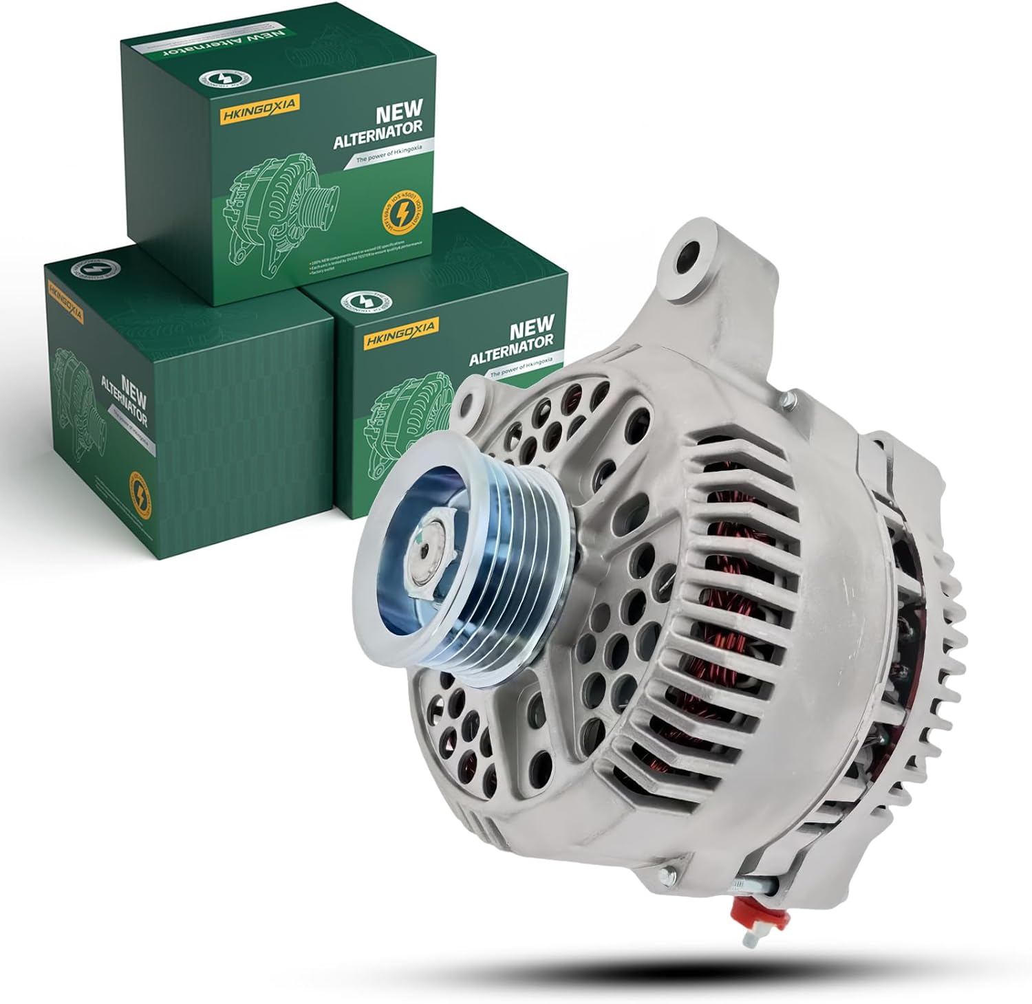 Automotive Alternator Fit for: Ford Truck 97-02 F150 Expedition,1997-1999 F250 V8 5.4 4.6L,E-Series 97-01 E-150 E-250 E-350 Econoline V8 4.6 5.4L 98 99 00 1998 2000