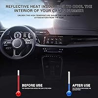 Vista 5 de Funda impermeable para automóvil Dacia Sandero Stepway, fundas de automóvil para exteriores, impermeables, transpirables, grandes, con cremallera