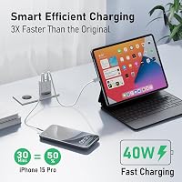 cshare 40W USB-C Gyorstöltő Szett, 2db 4-Portos PD 3.0 Adapter iPhone 15/14/13, Samsung Galaxy, Google Pixel Telefonokhoz

AI: I've created  3