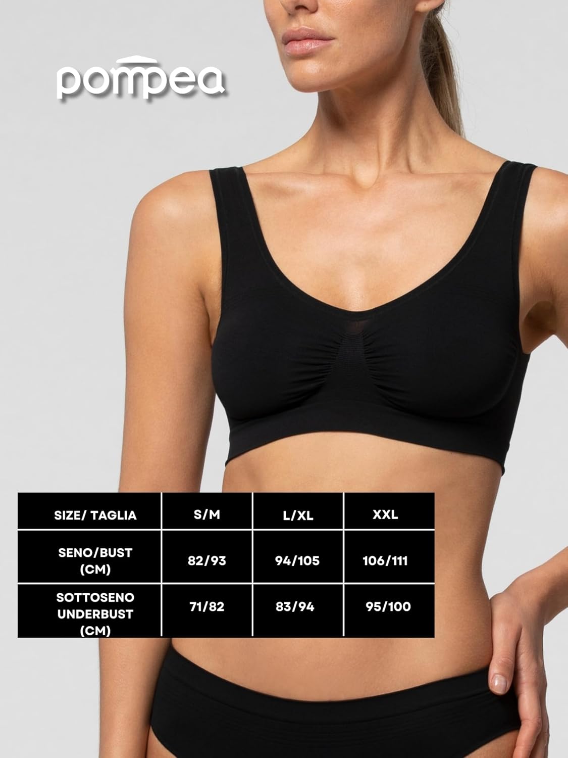 Reggiseno con ferretto Sièlei 2556 microfibra spalline imbottite