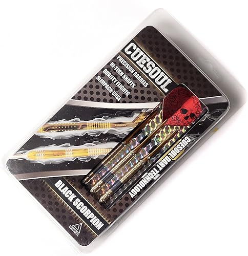 Vista 6 de CUESOUL Dragon Professioanl Dardos de punta de acero 0.88 oz/0.81 oz/0.74 oz/0.71 oz 0.74 oz-F2301