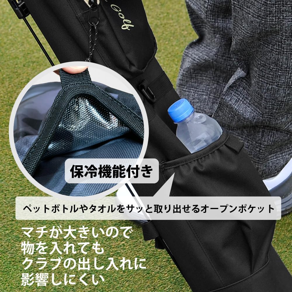 SLAM COUNTRY CLUB で購入した ゴルフバッグ型のボトルケース SLAM