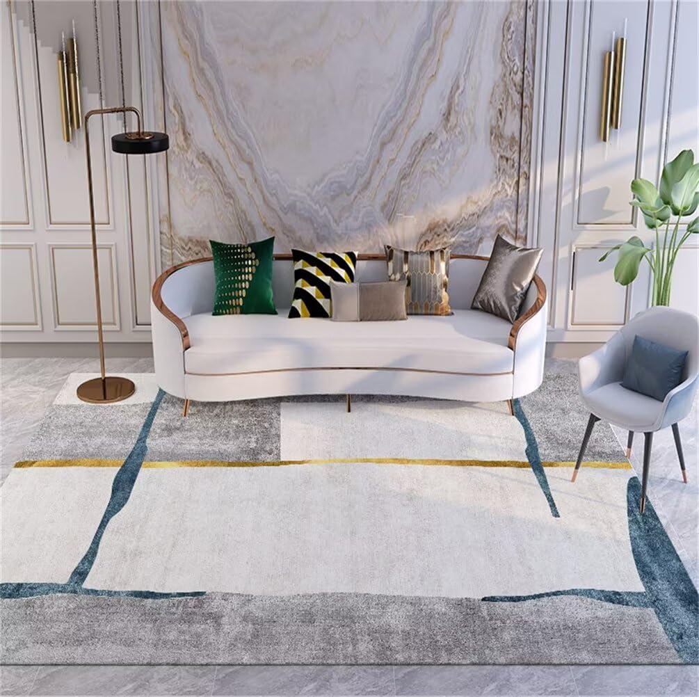 Tapis de chambre lavable en machine résistant aux taches 200x250