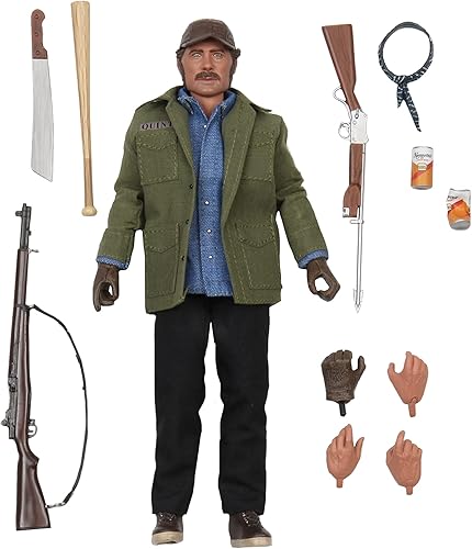 Jaws - Sam Quint - Figura de acción vestida de 8 pulgadas - NECA