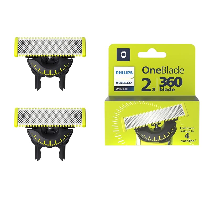 Cabeças de reposição Philips Norelco OneBlade 360, pacote com 2