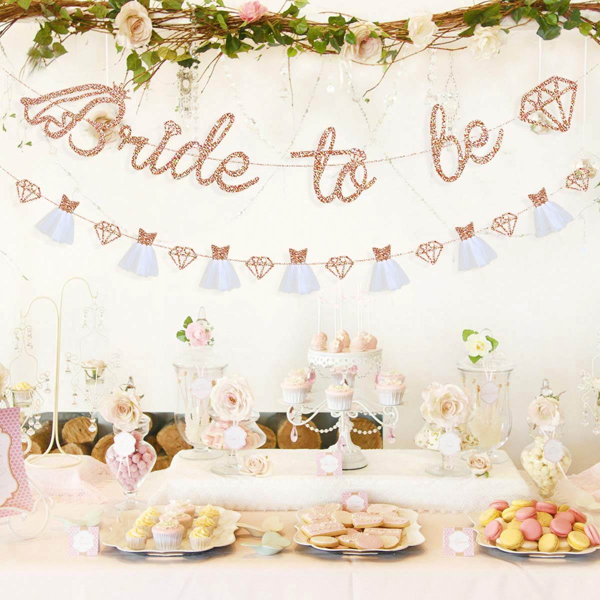 Hochzeit Diamant Ring Banner Glitzer Junggesellinne Produktbild-Vorschau 7