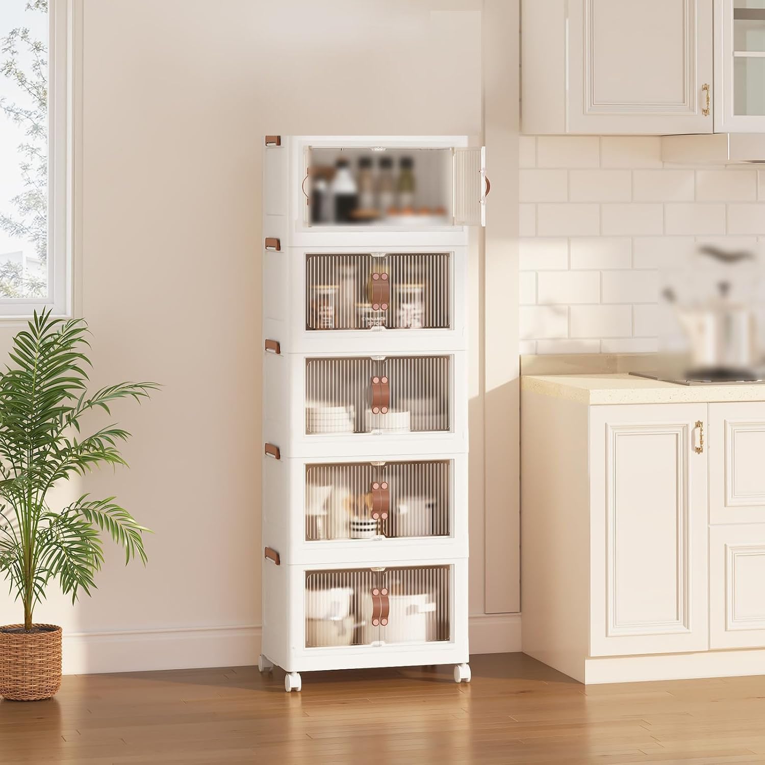 Paniers de rangement avec couvercles anti-poussière pour studio